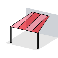 Trapezdach zum First - Typ C